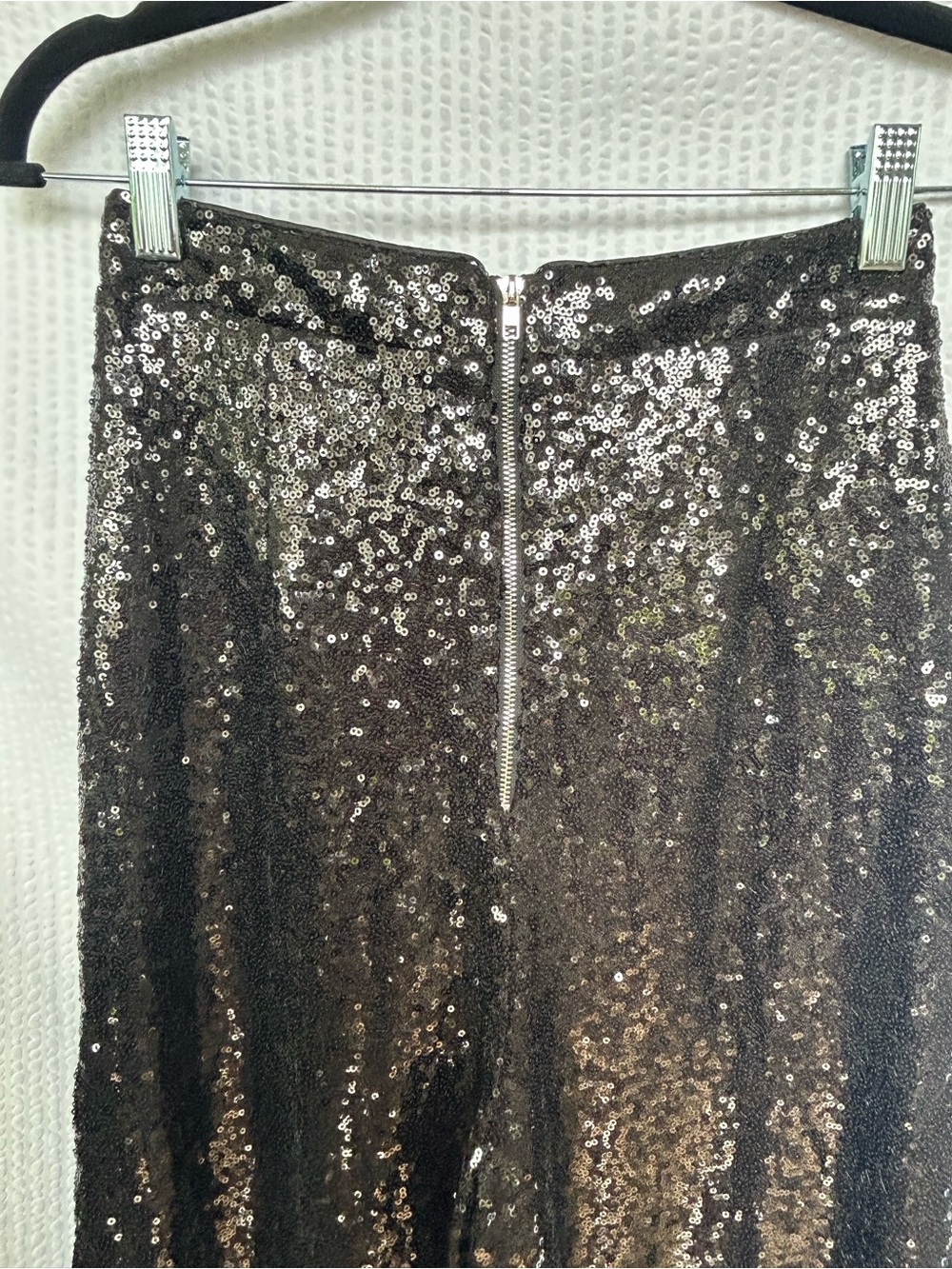 NWT Micas Black Sequin High Rise Wide Leg Party Pants Trousers Size XS - Picture 11 of 12